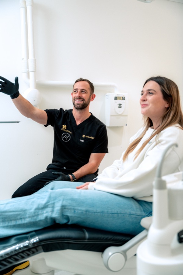 Relaxed consultation in the Spa Dental treatment suite
