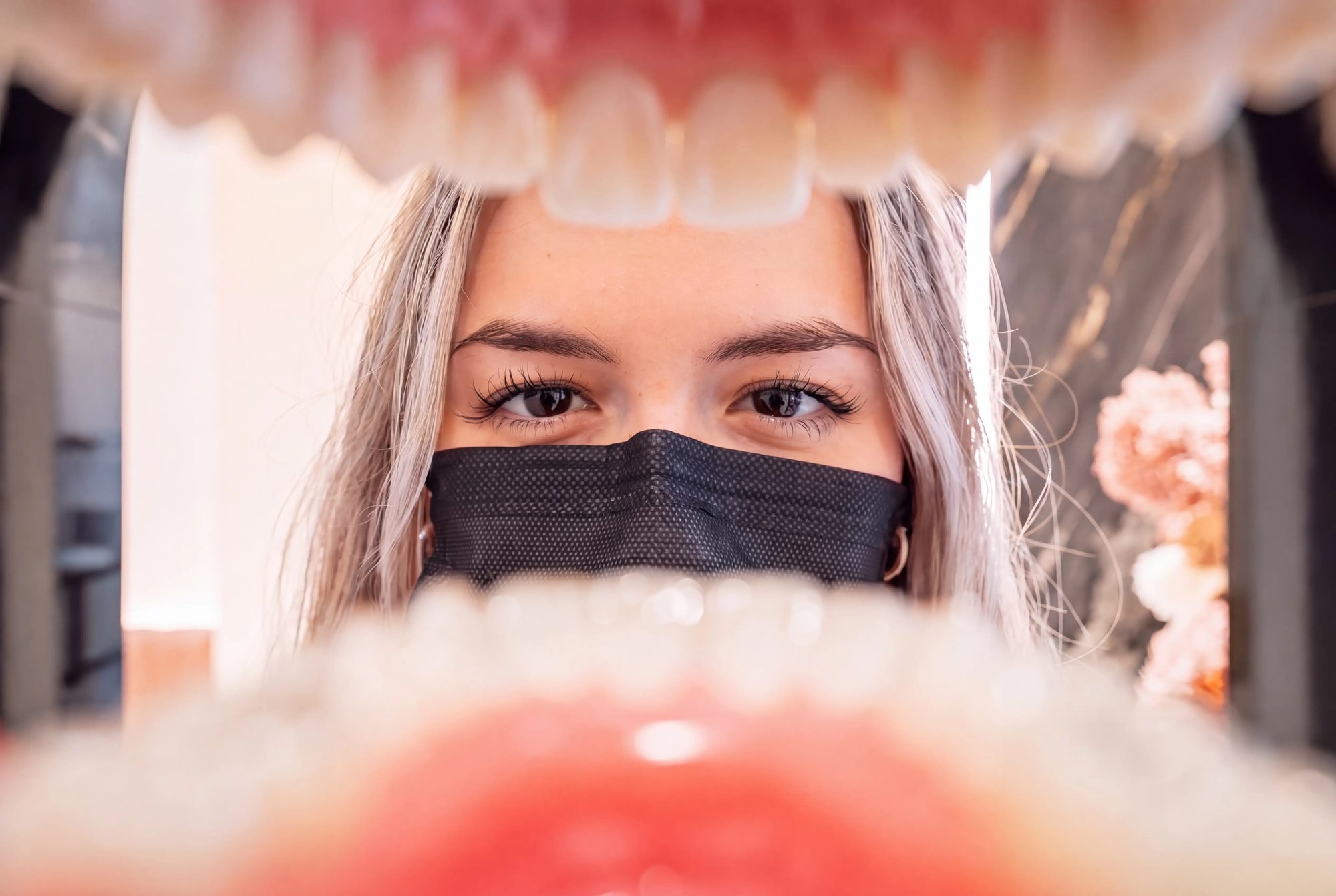 A dentist explaining root canal treatment at Spa Dental